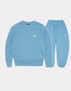 Womens Corteiz Hmp V2 Tracksuits Blue | W7P-8125