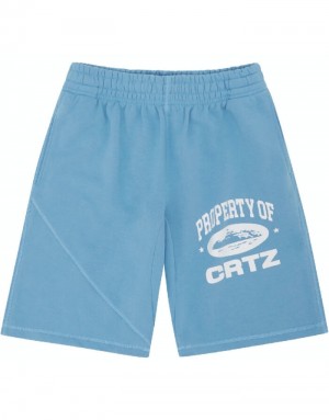 Womens Corteiz P.O.C Shorts Blue | Q0G-1698