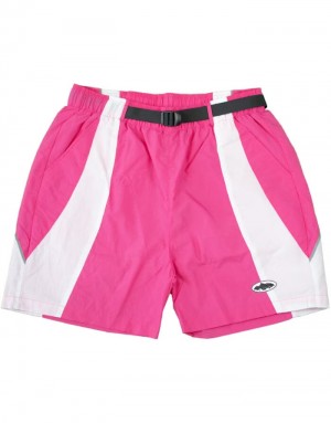 Womens Corteiz Spring Shorts Pink | J7P-8365