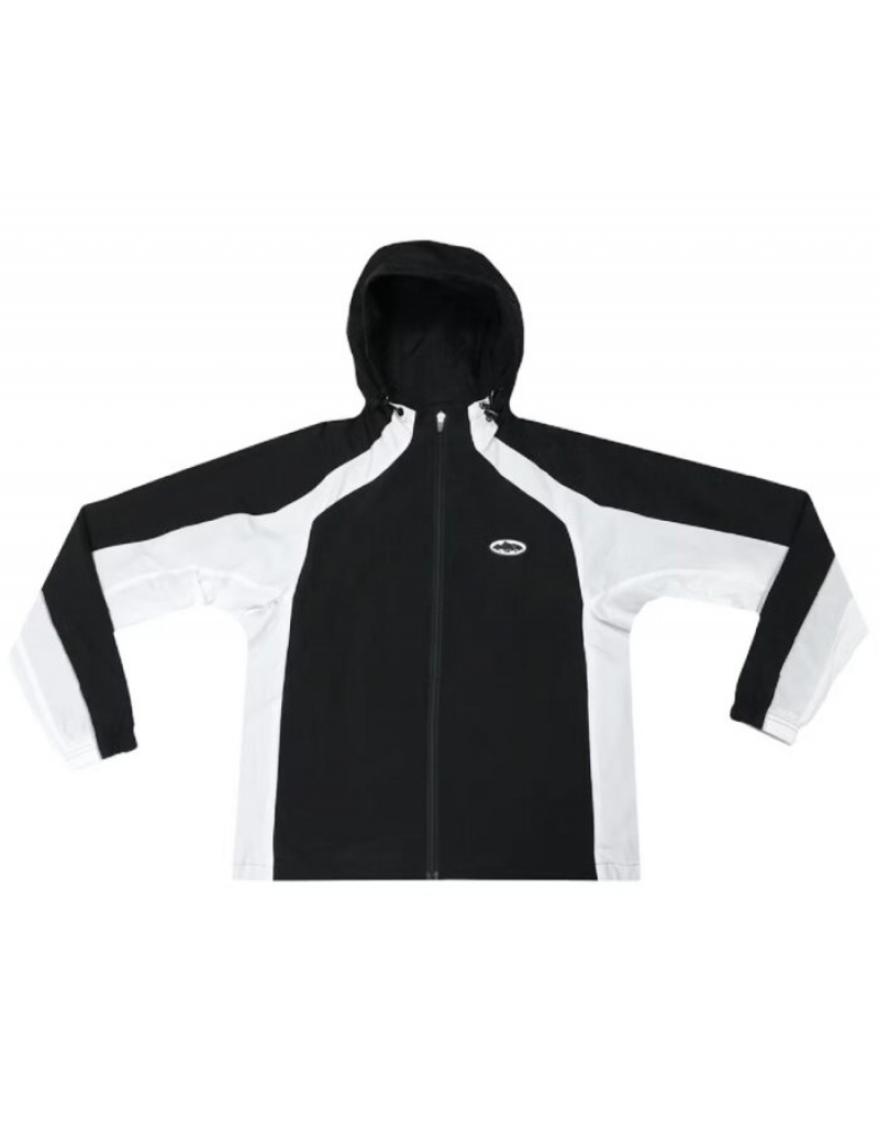 Womens Corteiz Spring Jackets Black | J7A-4221