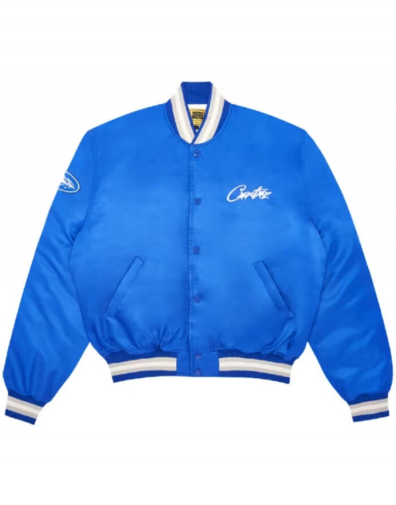 Womens Corteiz Stadium Jackets Blue | I0U-2387