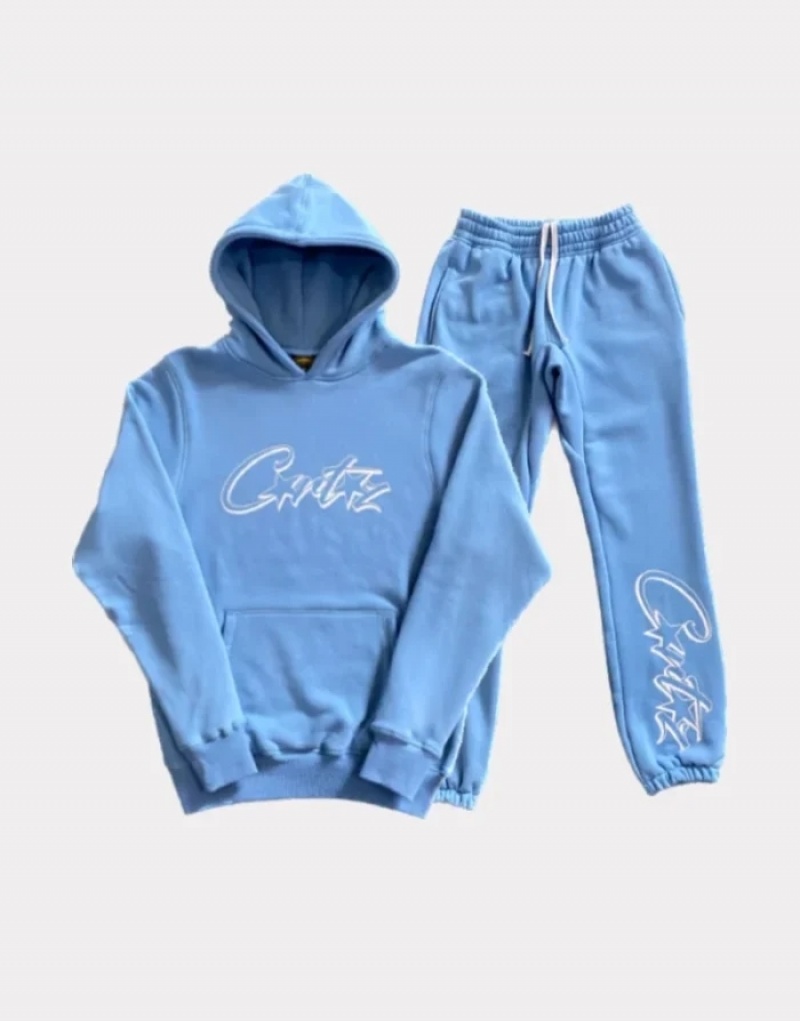 Womens Corteiz Tracksuits Blue | U1X-2310